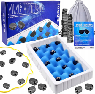 MAGNETICKÁ ŠACHOVÁ HRA MAGNETICKÉ KAMENE ŠACHOVÁ VZDELÁVACIA HRA